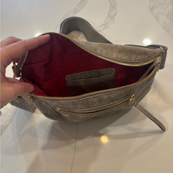 Hammit Gray Leather crossbody Bag - Picture 3 of 3